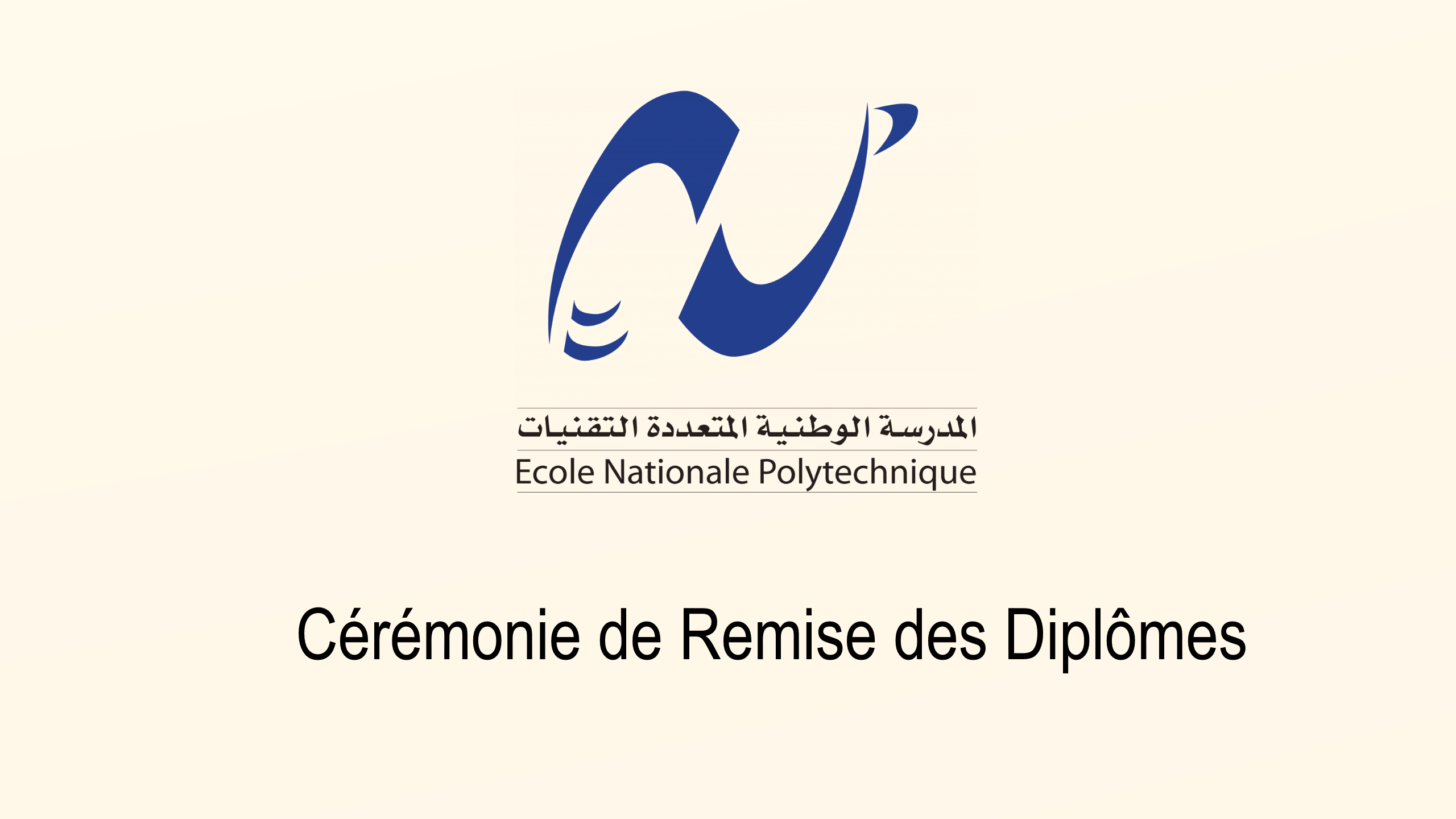 Cérémonie de Remise des Diplômes